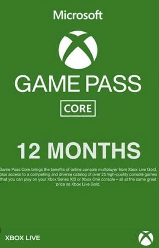 Xbox game pass core essential - xbox, core/essential